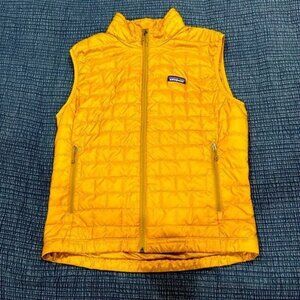 Patagonia Mustard Quilted Vest